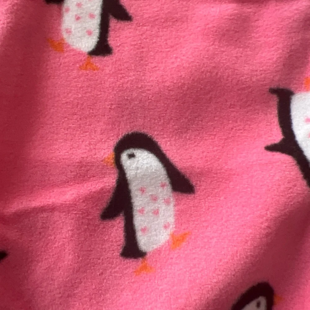 Carter's Toddler Girl 2-Piece Penguin Matching Cotton &‎ Fleece PJs Size 2T